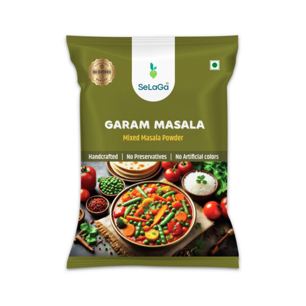 Selaga Super Garam Masala – Authentic Indian Spice Blend for Rich Aroma & Bold Flavor | Premium Pouch and Glass Jar