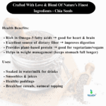 Premium Chia Seeds - Premium Reusable Jar |Plant-based Omega-3 fatty acids, dietary fiber, protein, calcium, magnesium, and antioxidants - Image 4