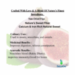 SeLaGa Premium Dry Figs (Anjeer) – Soft, Nutritious & Naturally Sweet Wellness Snack | 200g Premium Reusable Jar - Image 5