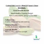 SeLaGa Premium Green Pistachios (Unsalted) – Crunchy, Protein-Rich & Heart-Healthy Dry Fruit | 200 Grams | Premium Reusable Jar - Image 7