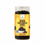 Premium Black Dry Dates (Kala Khajoor) – 200 Gram | Natural Energy Booster in Premium Reusable Jar