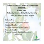 SeLaGa Whole Premium Cashew (Kaju) – Rich, Creamy Taste & Daily Nutrition | 200 Gram Premium Reusable Jar - Image 4