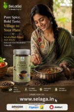 SeLaGa Premium Black Pepper (Kali Mirch) - Premium Reusable Jar - Image 2