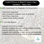 Selaga Premium Bajra Flour (Pearl Millet Flour) 400 Gram Premium reusable Jar - Image 4