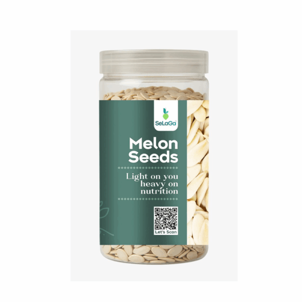 Premium Melon Seeds | Premium Reusable Jar | Magnesium, zinc, and iron, which help improve blood circulation
