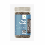 Premium Chia Seeds - Premium Reusable Jar |Plant-based Omega-3 fatty acids, dietary fiber, protein, calcium, magnesium, and antioxidants