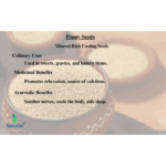 SeLaGa Premium Poppy Seeds (Khus Khus) – Rich Aroma, Natural Creaminess & Pure Culinary Goodness | Premium Reusable Jar - Image 5
