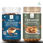 Selaga Smoky Depth Duo – Black Cardamom + Cinnamon Sticks (2×50 Gram Premium Jar)